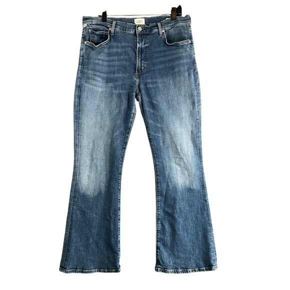 CITIZENS OF HUMANITY Lilah High Rise Bootcut Flare Blue Jeans Size 32 FLAW - Picture 1 of 16